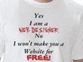 ۲۵ تی‌شرت بامزه برای طراحان و توسعه‌دهنگان وب