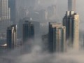 فرش کشیده شده مه برروی شهر دبی