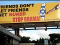 تبلیغ علیه اوباما با محوریت ایران+عکس