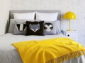 اتاق خواب با دکوراسیون زرد | طراحی داخلی و دکوراسیون