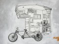 کوچکترین خانه دنیا بر دوش یک دوچرخه | وب بلاگ فارسی