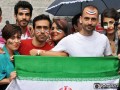 سانسور چهره تماشاگران ایرانی دیدار تیم ملی والیبال ایران