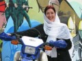 زن انگلیسی که دو ماه ایران را با موتور گشت+تصاویر