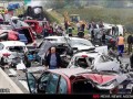 تصادف خودرو به سبك اروپايي + تصاوير