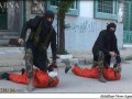 اعدام دو تروریست سوری به دست داعش در اطراف حرم حضرت زینب(س)   عکس