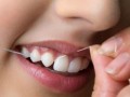 آموزش تصویری استفاده از نخ دندان