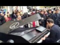 اقدام جالب یک نوازند در پاریس   فیلم ..::وب نگین::..