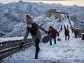 دیوار بزرگ چین در فصل سرما (تصاویر)