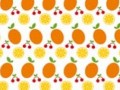 دانلود وکتور پترن با طرح میوه پرتقال و گیلاس | کد نما
