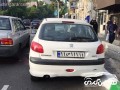 رندترین پلاک ایران بر روی خودرو ۲۰۶ - اخبار خودرو