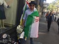 محمدرضاگلزار با پرچم ایران در خیابان های زوریخ سوئیس | محمدرضا گلزار