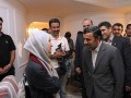 دیدار احمدی‌نژاد از پشت صحنه سریال “مادرانه” + عکس