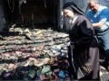 خبرگزاری بین المللی تسنیم - اعتراض مسیحیان به آتش کشیدن یک کلیسا توسط افراطی‌های یهود در سرزمین‌های اشغالی  عکس