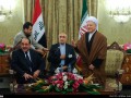 عکس: دیدار آیت‌الله هاشمی‌ با نخست‌وزیر عراق در کاخ ریاست جمهوری